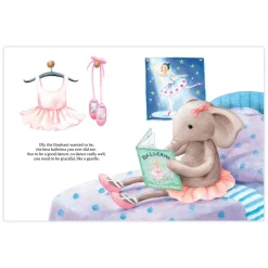Jellycat Elly Ballerina Book and Dancing Darcey Elephant